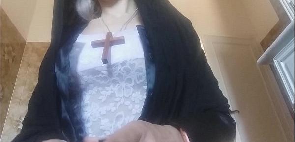  sister chantal is back! the nun we all want next. Blasphemous and horny, she will pee on the cross, invoking the penis in the ass